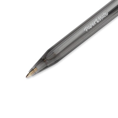 Paper Mate InkJoy 100RT Retractable Ballpoint Pen, Medium Point, Black Ink, Dozen (1803472)