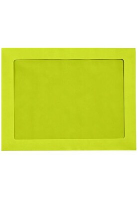 LUX 9 x 12 Full Face Window Envelopes (9 x 12)  - Wasabi - Pack of 1000 (2444744)