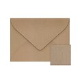 LUX #17 Mini Envelopes (2 11/16 x 3 11/16) 1000/Box, Oak Woodgrain (LEVC-S01-1000)