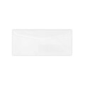 LUX #10 Regular Envelopes (4 1/8 x 9 1/2) 250/Box, Strathmore Premium - 80lb. Platinum White (SPW10-80PW-250)