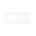 LUX #10 Regular Envelopes (4 1/8 x 9 1/2) 250/Box, Strathmore Premium - 80lb. Ultimate White (SPW10-80UW-250)