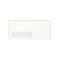 LUX #10 Window Envelopes (4 1/8 x 9 1/2) 50/Box, Strathmore Premium - 80lb. Soft White (SPW10W-80SW-50)