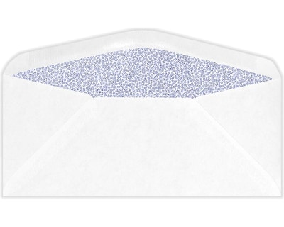 LUX Security Tinted #11 Business Envelope, 4 1/2 x 10 3/8, White, 250/Pack (45179-ST-250)