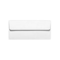 LUX #10 Square Flap Envelopes  (#10)  -  True White - Pack of 50 (2444872)