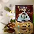 FUERTE® Pronto® Vaniglia™ Drip Bag Organic Arabica Coffee, Vanilla Natural Flavor, Pack of 18 (PVV-26)