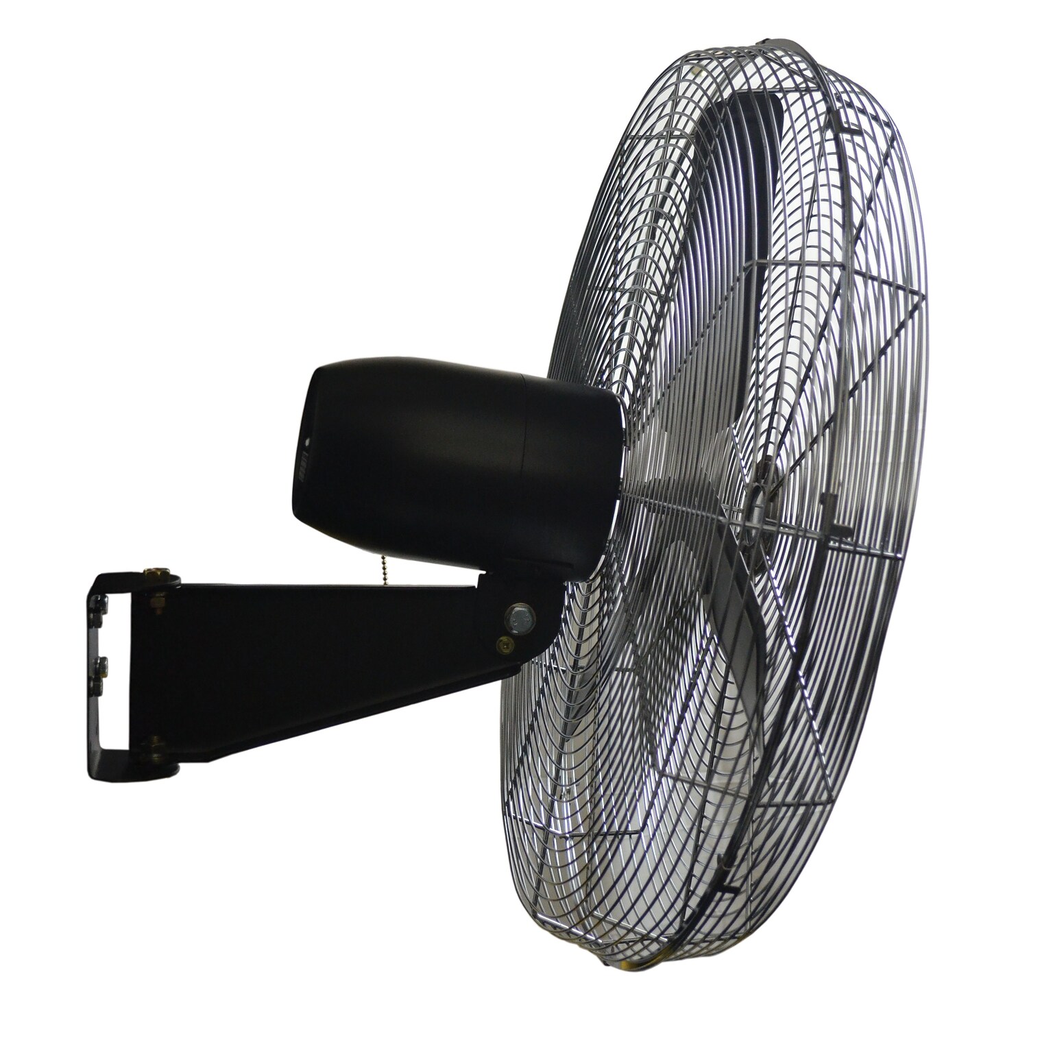 TPI Commercial 30 Wall Mount Fan, 3-Speed, Gray/Silver (CACU30W)