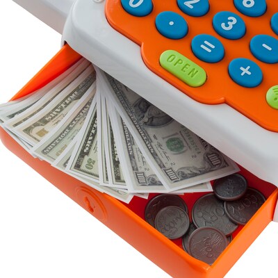 Hey! Play! Pretend Electronic Cash Register w/ Real Sounds & Functions