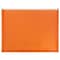 JAM Paper® Plastic Envelopes with Zip Closure, Letter Booklet, 9.5 x 12.5, Orange Poly, 12/pack (218