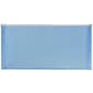 JAM Paper® #10 Plastic Envelopes with Zip Closure, 5 x 10, Blue Poly, 12/pack (921Z1BU)