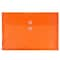 Jam Paper Plastic File Pocket, 1 Expansion, Letter Size, Bright Orange, 12/Pack (1221565)