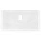 JAM Paper® #10 Plastic Envelopes with Hook & Loop Closure, 1" Expansion, 5.25" x 10", Clear Poly, 12/pack (921V1CL)