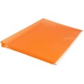 JAM Paper® Plastic Envelopes with Zip Closure, Letter Booklet, 9.5 x 12.5, Orange Poly, 12/pack (218