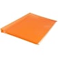 JAM Paper® Plastic Envelopes with Zip Closure, Letter Booklet, 9.5 x 12.5, Orange Poly, 12/pack (218Z1OR)