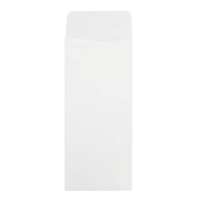 JAM Paper #10 Policy Business Strathmore Envelopes, 4 1/8" x 9 1/2", Bright White Wove, 25/Pack (191248)