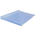 JAM Paper Plastic Expansion Envelopes with Zip Closure, Letter Booklet, 9.75 x 13, Blue, 12/Pack (21