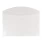 JAM Paper® Plastic Envelopes with Tuck Flap Closure, Booklet, 6 x 9, Clear, 12/Pack (1541748)