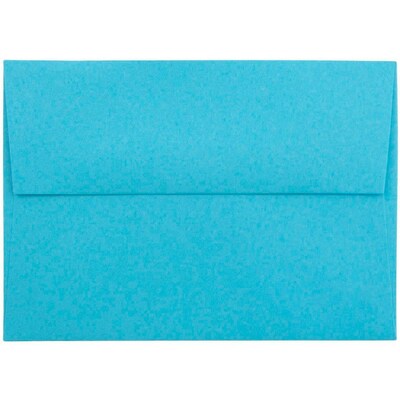 JAM Paper® Blank Greeting Cards Set, A6 Size, 4.75 x 6.5, Blue Recycled, 25/Pack (304624503)