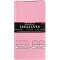 JAM Paper® Paper Table Cover with Plastic Lining, Fuchsia Pink Tablecloth, Sold Individually (291323