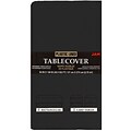 JAM Paper® Paper Table Cover with Plastic Lining, Black Tablecloth, Sold Individually (291323328)