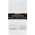 JAM Paper® Paper Table Cover with Plastic Lining, White Tablecloth, Sold Individually (291323337)