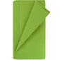 JAM Paper® Paper Table Cover with Plastic Lining, Lime Green Tablecloth, Sold Individually (291323333)