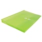 JAM Paper® Plastic Envelopes with Button and String Tie Closure, Letter Booklet, 9.75 x 13, Lime Green, 108/Pack (218B1LIB)