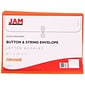 Jam Paper Plastic File Pocket, 1" Expansion, Letter Size, Bright Orange, 12/Pack (1221565)