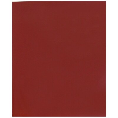 JAM Paper Glossy 2-Pocket Portfolio Folder, Maroon Burgundy, 6/Pack (V0312403D)