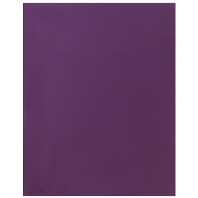 JAM Paper® Laminated Two-Pocket Glossy Presentation Folders, Purple, 25/Pack (385GPUD)