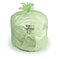 BioTuf Compostable Liner 24"x32", 0.88Mil, 8/25, Coreless Roll, Green, Compostable