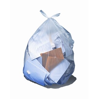 Heritage 50-56 Gallon Trash Bags, Low Density, 1.5 Mil, Clear, 100 CT (H8647AC)
