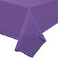 JAM Paper® Paper Table Cover with Plastic Lining, Purple Tablecloth, Sold Individually (291323335)