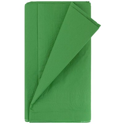 JAM Paper® Paper Table Cover with Plastic Lining, Green Tablecloth, Sold Individually (291329699)