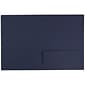 JAM Paper Premium Matte Colored Cardstock Two-Pocket Presentation Folders, Navy Blue, 100/Box (166628415C)
