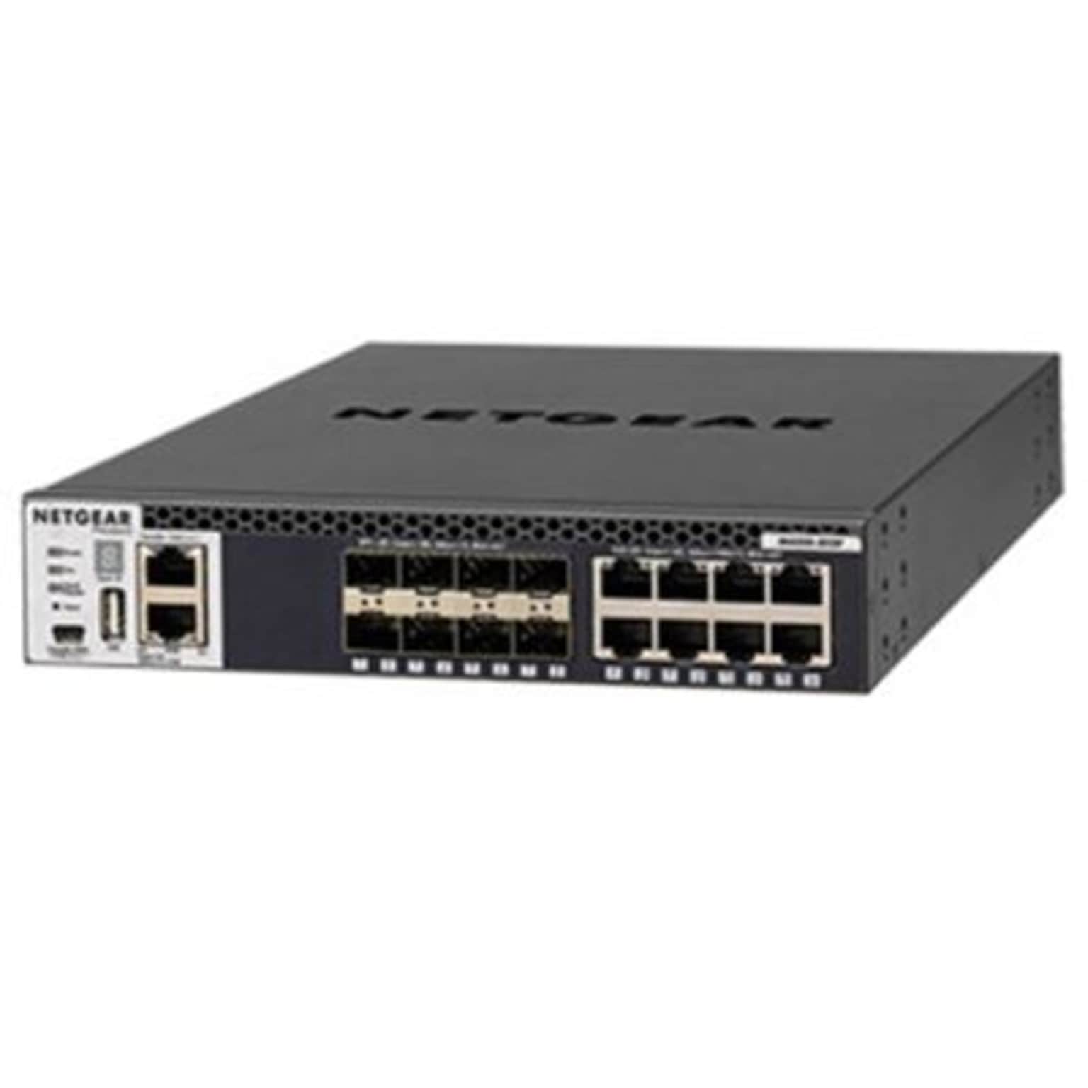 Netgear® XSM4316S-100NES ProSAFE® M4300 Intelligent Edge 8-Port Gigabit Ethernet Managed Switch