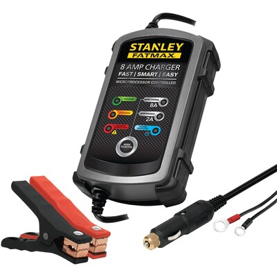 Stanley Bc8S 8-Amp Fatmax Battery Charger & Maintainer