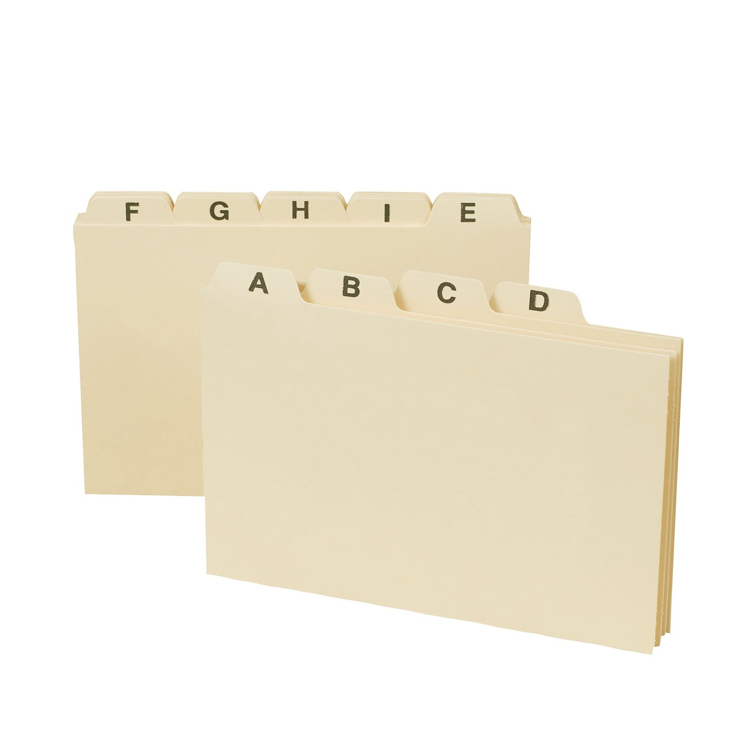 Smead Heavyweight A-Z Card Guides, 4 x 6, Manila, 25/Set (56076)