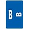 Smead® Alpha-Z Color-Coded Second Letter B Labels, 10 Labels Per Sheet, Dark Blue, 1H x 1 5/8W,