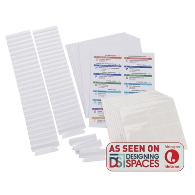 Smead Viewables Premium 3D Hanging Folder Tabs & Labels, White, Bulk Pack (64910)