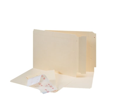Smead® Folder End-Tab Converters, Reinforced 8 High Tab, Letter/Legal, Manila, 500/Bx (68080)