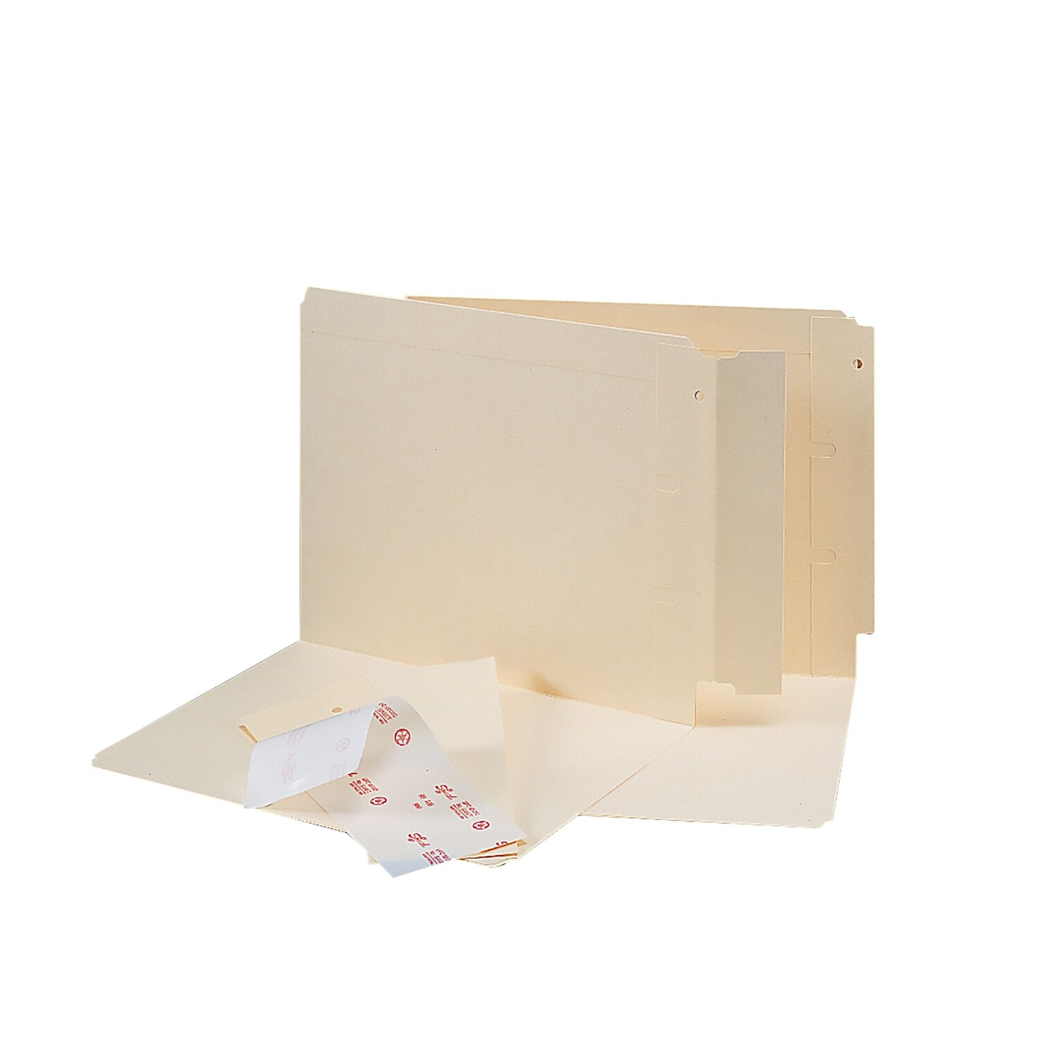 Smead® Folder End-Tab Converters, Reinforced 8 High Tab, Letter/Legal, Manila, 500/Bx (68080)