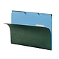 Smead File Folders, 3 Tab, Letter Size, Blue, 100/Box (10239)