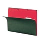 Smead Interior File Folder, 1/3-Cut Tab, Letter Size, Red, 100/Box (10267)