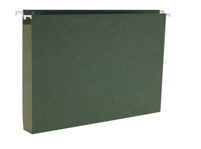 Smead® Hanging Box Bottom File Folders, Legal, 1 Expansion, Standard Green, 25/Bx (64339)