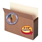 Smead File Pockets, 5.25" Expansion, Letter Size, Redrope, 50/Box (73810)