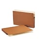 Smead 30% Recycled Reinforced File Pocket, 1 3/4" Expansion, Legal Size, Redrope, 50/Box (1516CB)