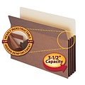 Smead TUFF Redrope File Pockets, 3-1/2 Expansion, Legal Size, Brown, 10/Box (74380)