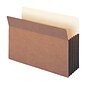 Smead TUFF Redrope File Pockets, 5-1/4" Expansion, Legal Size, Brown, 10/Box (74390)