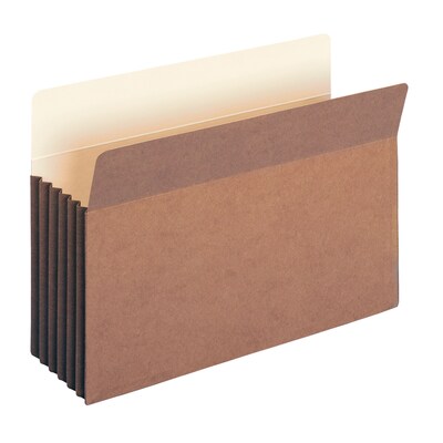 Smead TUFF Redrope File Pockets, 5-1/4" Expansion, Legal Size, Brown, 10/Box (74390)