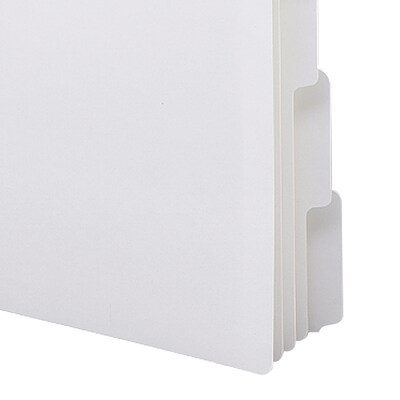 Smead Blank Dividers, 5-Tab, White, 20 Sets/Box (89415)